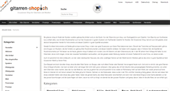 Desktop Screenshot of gitarren-shop.ch