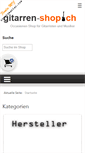Mobile Screenshot of gitarren-shop.ch